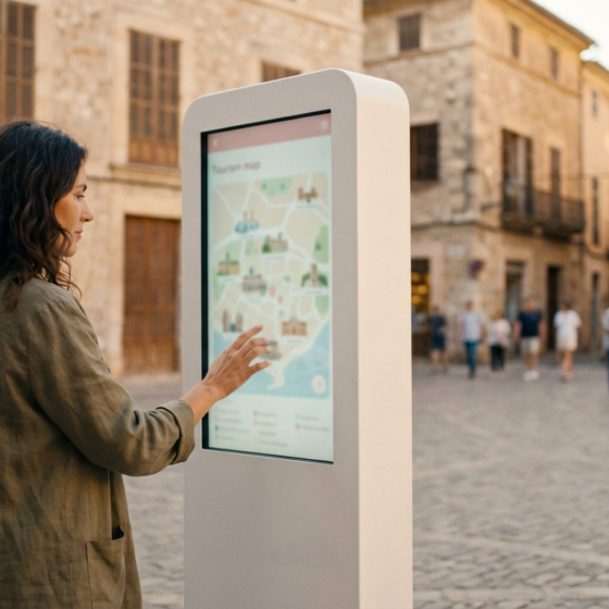 Imagen representativa del turismo en España, mostrando la insatisfacción de un 41% de turistas que no hallaron lo que buscaban por no utilizar señalética turística digital